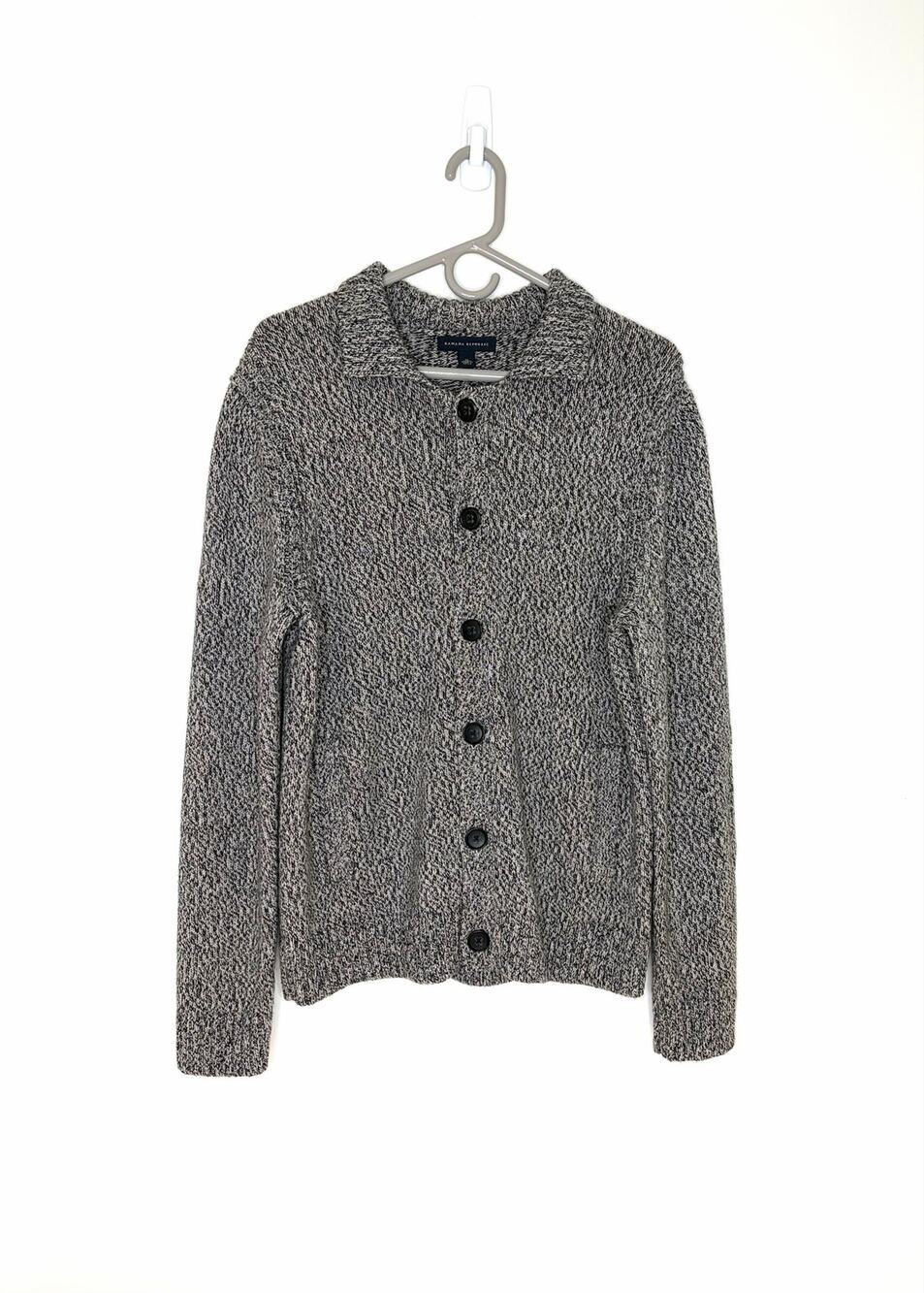 Banana Republic Cardigan 100% Extra Fine Merino Wool Mens XL Academia Old Money
